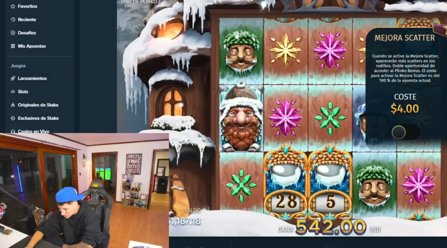 Momentos de casino en el stream de ByKingcl